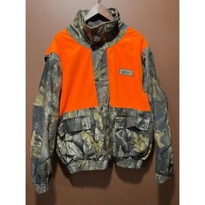 Scent Blocker Plus Frontier Hunting Jacket XL Realtree Camo Blaze Orange FRTR-J-